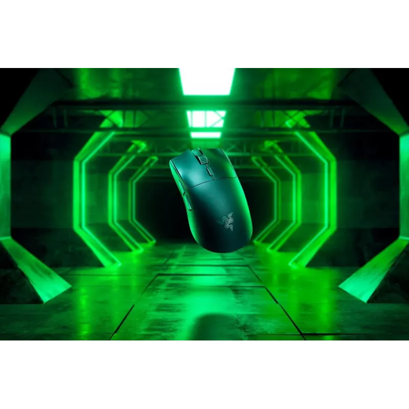 Spēļu pele Razer Viper V3 HyperSpeed RF Wireless — labā roka, 30 000 DPI, 87 g, AA baterija