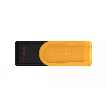 Kingston Technology DataTraveler 512GB Portable USB 3.2 Gen 1 Exodia S (melna/dzeltena)