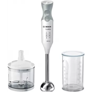 Bosch ErgoMixx MSM66120 Iegremdējamais blenderis 600 W Pelēks, Balts