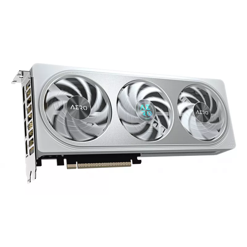 GIGABYTE GeForce RTX 5060 Ti AERO OC 16G videokarte - 16GB GDDR7, 128bit, PCI-E 5.0, 2647MHz kodola frekvence, 3 x DisplayPort, 1 x HDMI, GV-N506TAERO OC-16GD