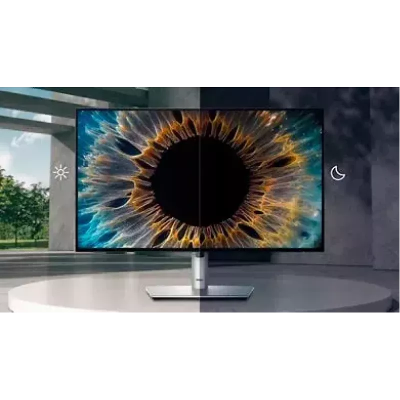 DELL UltraSharp U2424HE datora monitors 60,5 cm (23,8 collu) 1920 x 1080 pikseļi Full HD LCD Melns, Sudrabs
