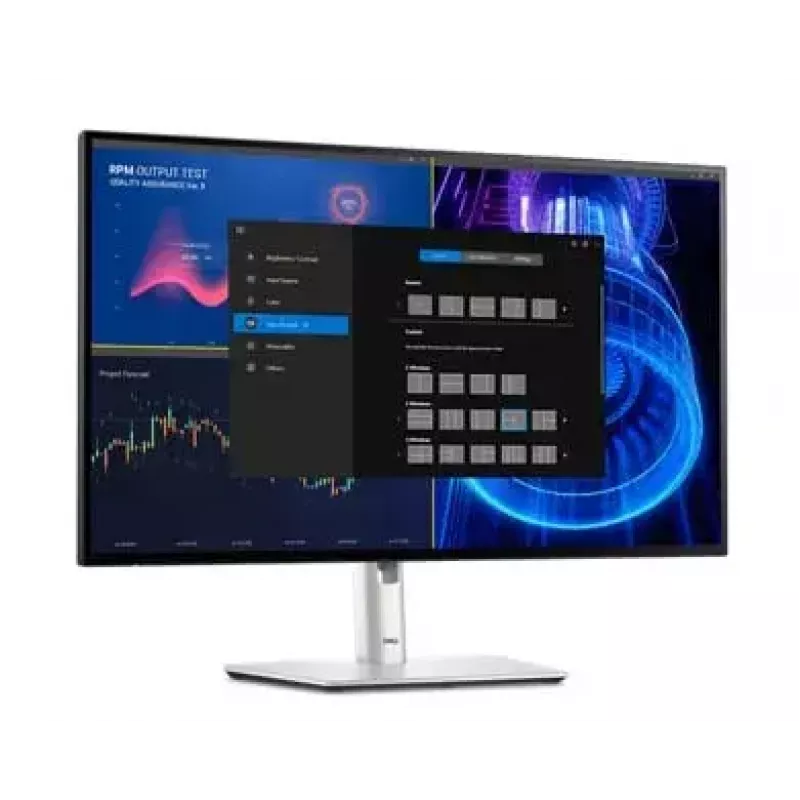 DELL UltraSharp U2424HE datora monitors 60,5 cm (23,8 collu) 1920 x 1080 pikseļi Full HD LCD Melns, Sudrabs