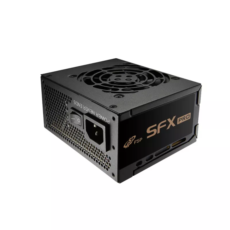 FSP SFX PRO 450W Barošanas bloks SFX SFX3.3 Melns, 450 W, 100 - 240 V, 50 - 60 Hz, 6 A, 2,5 A, Aktīvs