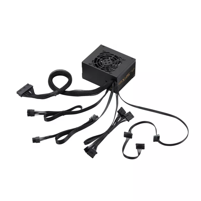 FSP SFX PRO 450W Barošanas bloks SFX SFX3.3 Melns, 450 W, 100 - 240 V, 50 - 60 Hz, 6 A, 2,5 A, Aktīvs