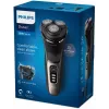 Elektriskais skuveklis Philips 3000 Series S3242/12 — 3 galvu rotējošais, mitrai un sausai skūšanai, 60 min darbības laiks, litija jonu akumulators