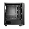 PC korpuss CHIEFTEC GS-01B-OP Tower Melns — rūdīts stikls, RGB ventilatori, atbalsta ATX/Micro-ATX, GPU līdz 320 mm