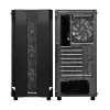 PC korpuss CHIEFTEC GS-01B-OP Tower Melns — rūdīts stikls, RGB ventilatori, atbalsta ATX/Micro-ATX, GPU līdz 320 mm