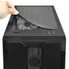 PC korpuss CHIEFTEC GS-01B-OP Tower Melns — rūdīts stikls, RGB ventilatori, atbalsta ATX/Micro-ATX, GPU līdz 320 mm
