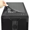 PC korpuss CHIEFTEC GS-01B-OP Tower Melns — rūdīts stikls, RGB ventilatori, atbalsta ATX/Micro-ATX, GPU līdz 320 mm