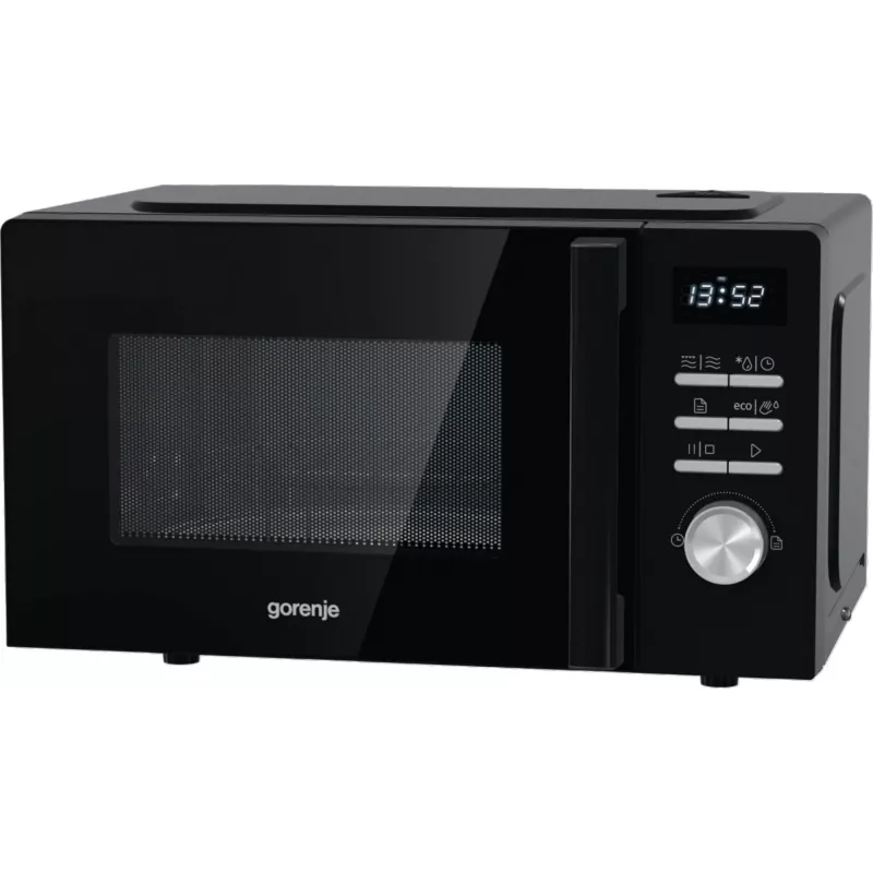 Kombinētā mikroviļņu krāsns Gorenje MO20A4BH — 20 L, 800 W, melna, 5 jaudas līmeņi
