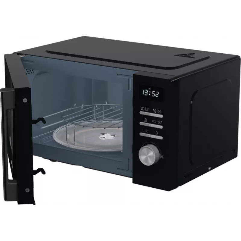 Kombinētā mikroviļņu krāsns Gorenje MO20A4BH — 20 L, 800 W, melna, 5 jaudas līmeņi