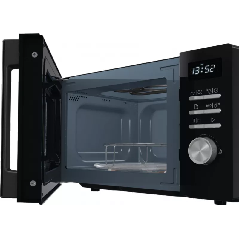 Kombinētā mikroviļņu krāsns Gorenje MO20A4BH — 20 L, 800 W, melna, 5 jaudas līmeņi