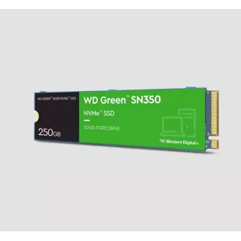 WESTERN DIGITAL SSD - WD zaļa SN350 - 250 GB - Pci-e Gen3 x4 - M.2 2280 - TLC