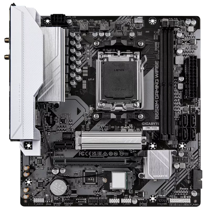 Mātesplate GIGABYTE B650M GAMING WIFI6E, AMD B650, Socket AM5, Micro ATX