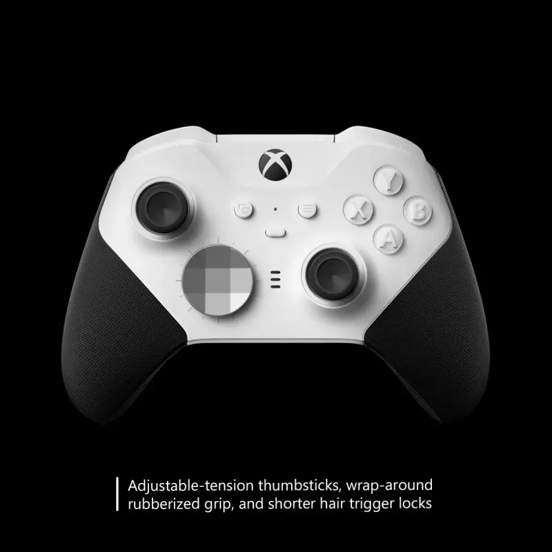Spēļu kontrolieris Microsoft Xbox Elite Wireless Series 2 Core melns balts Bluetooth USB