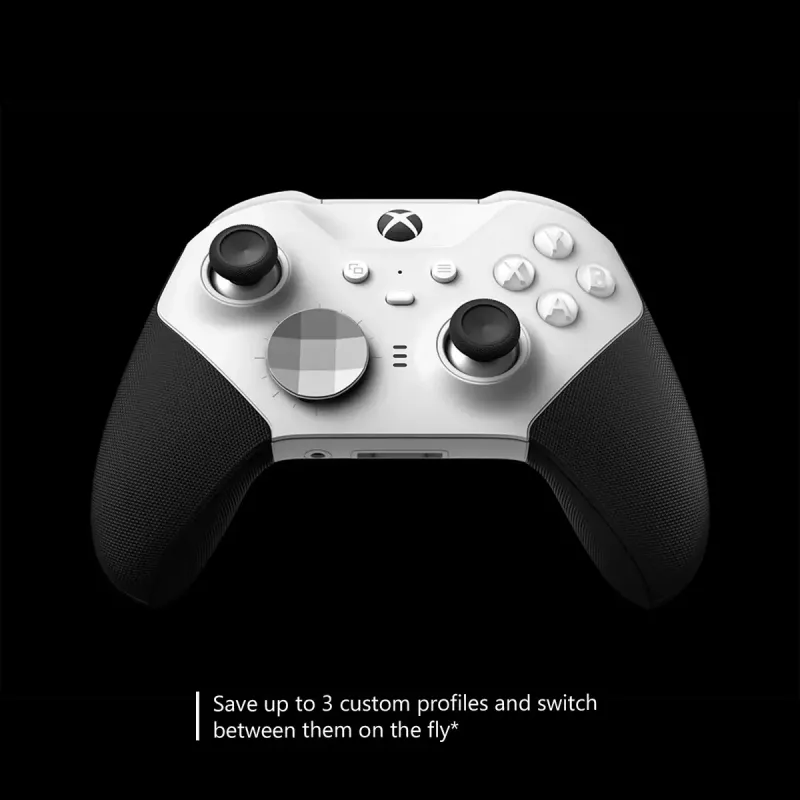 Spēļu kontrolieris Microsoft Xbox Elite Wireless Series 2 Core melns balts Bluetooth USB