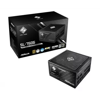 Barošanas bloks ASROCK SL-1000G Steel Legend 1000 W 20+4 pin ATX 80 PLUS Gold melns