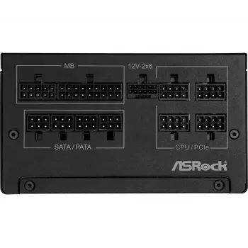 Barošanas bloks ASROCK SL-1000G Steel Legend 1000 W 20+4 pin ATX 80 PLUS Gold melns