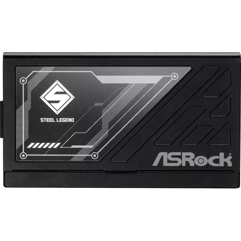 Barošanas bloks ASROCK SL-1000G Steel Legend 1000 W 20+4 pin ATX 80 PLUS Gold melns