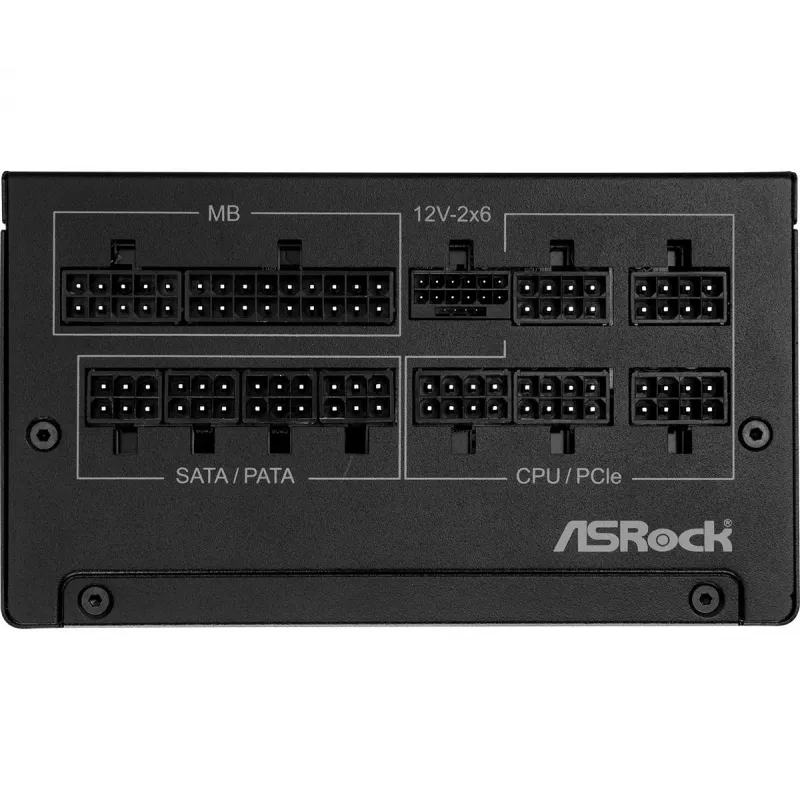 Barošanas bloks ASROCK SL-1000G Steel Legend 1000 W 20+4 pin ATX 80 PLUS Gold melns