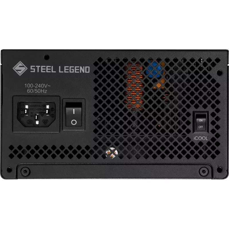 Barošanas bloks ASROCK SL-1000G Steel Legend 1000 W 20+4 pin ATX 80 PLUS Gold melns