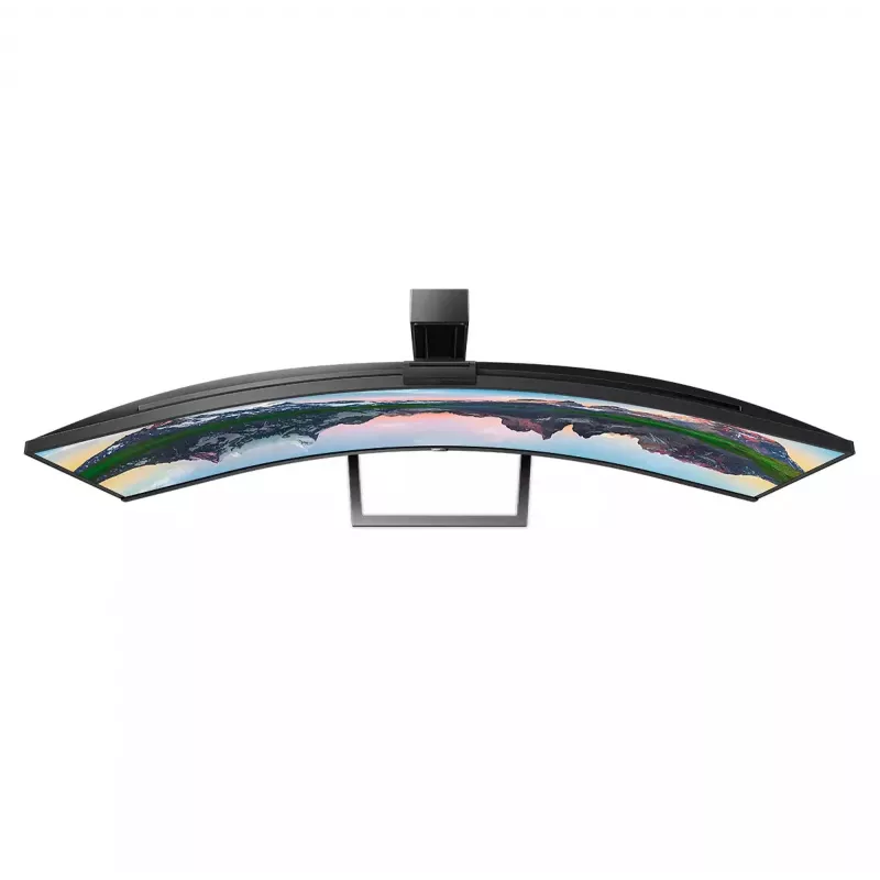 Philips P Line 32:9 SuperWide izliekts LCD monitors 499P9H/00, 124 cm (48.8 collas), 5120 x 1440 pikseļi, UltraWide Dual Quad HD, LCD, 5 ms, Melns