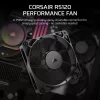 Ventilators Corsair RS120 12 cm Melns 420-2100 RPM 0.2-4.15 mmH2O