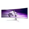 Philips Evnia 8000 49M2C8900L/00 datora monitors 124,2 cm (48,9 colli) 5120 x 1440 pikseļi Dual QHD QD-OLED Balts