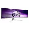 Philips Evnia 8000 49M2C8900L/00 datora monitors 124,2 cm (48,9 colli) 5120 x 1440 pikseļi Dual QHD QD-OLED Balts