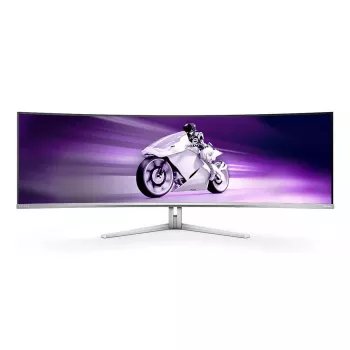 Philips Evnia 8000 49M2C8900L/00 datora monitors 124,2 cm (48,9 colli) 5120 x 1440 pikseļi Dual QHD QD-OLED Balts