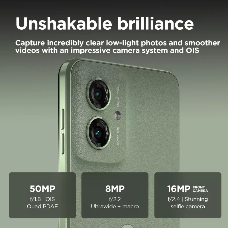 Motorola moto g55 5G 16,5 cm (6,49 collu) Dual SIM Android 14 USB Type-C 8 GB 256 GB 5000 mAh Zaļš