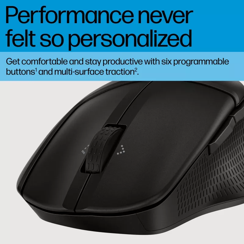 HP 480 Comfort Bluetooth pele, labai rokai, Bluetooth, 4000 DPI, melna