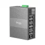 TP-Link Omada 10 portu gigabitais industriālais viegli pārvaldāmais komutators ar 6 portu PoE+ un 2 portu PoE++