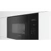 Iebūvējamā solo mikroviļņu krāsns Bosch Serie 6 BFL554MB0 – 900 W, 25 L, rotācijas un skārienvadība, melna