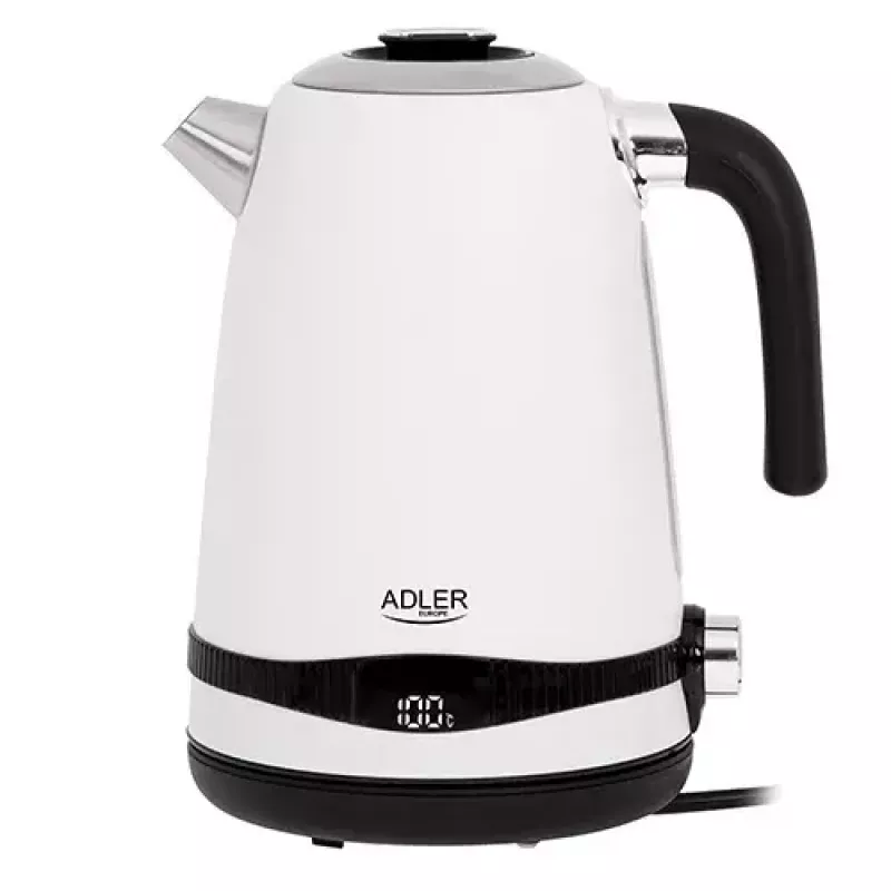 Elektriskā tējkanna Adler 1,7 L 2200 W Balta