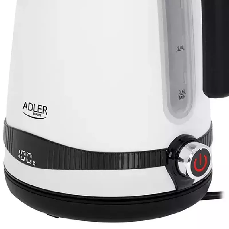 Elektriskā tējkanna Adler 1,7 L 2200 W Balta