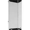 PC korpuss AEROCOOL Bionic Midi Tower White — ATX, rūdīts stikls, 2x3.5 collu sloti, 6x2.5 collu, 297 mm GPU, zils LED