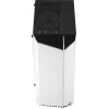 PC korpuss AEROCOOL Bionic Midi Tower White — ATX, rūdīts stikls, 2x3.5 collu sloti, 6x2.5 collu, 297 mm GPU, zils LED