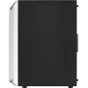 PC korpuss AEROCOOL Bionic Midi Tower White — ATX, rūdīts stikls, 2x3.5 collu sloti, 6x2.5 collu, 297 mm GPU, zils LED