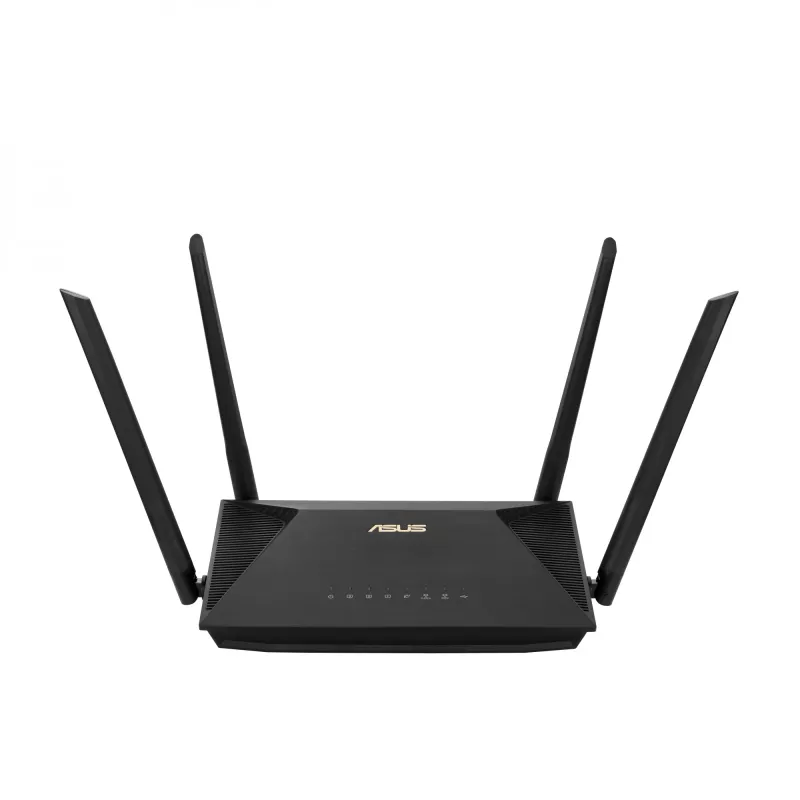 ASUS RT-AX1800U bezvadu maršrutētājs Gigabit Ethernet Divjoslu (2,4 GHz / 5 GHz) Melns