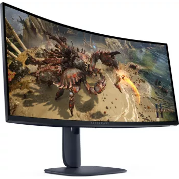 Alienware AW3425DWM datora monitors 86,4 cm (34 colli) 3440 x 1440 pikseļi Wide Quad HD LCD Melns, Zils