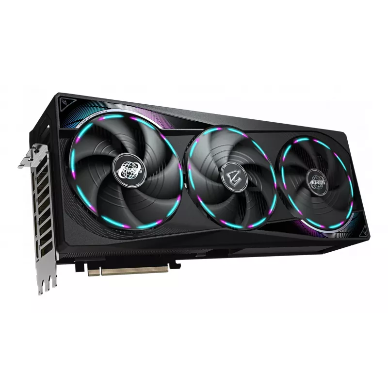 GIGABYTE AORUS GeForce RTX 5070 Ti MASTER 16G grafiskā karte - 16 GB GDDR7, 256 bitu, PCI-E 5.0, 2670 MHz kodola frekvence, 3 x DP 2.1a, 1 x HDMI 2.1b, NVIDIA DLSS 4, GV-N507TAORUS M-16GD