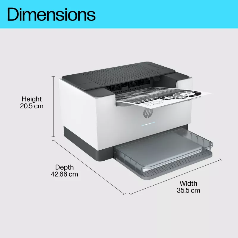 HP LaserJet M207dw printeris, lāzeris, 600 x 600 DPI, A4, 27 ppm, abpusējā druka, pelēks, balts