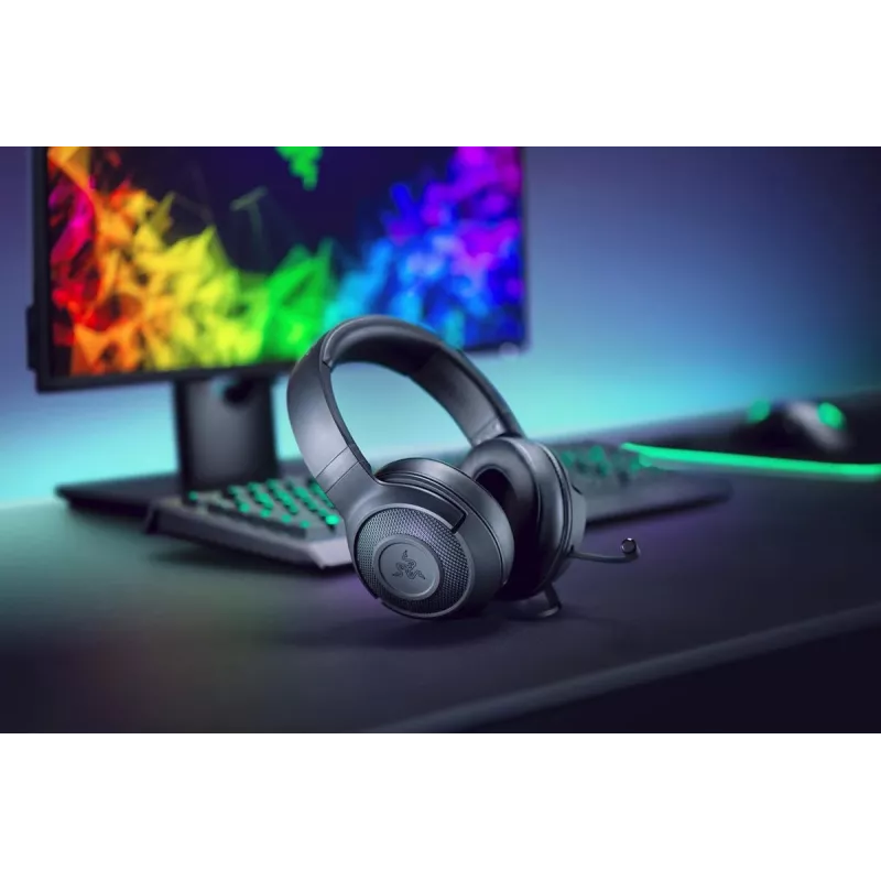 RAZER austiņas Kraken X Lite - vadu spēļu austiņas