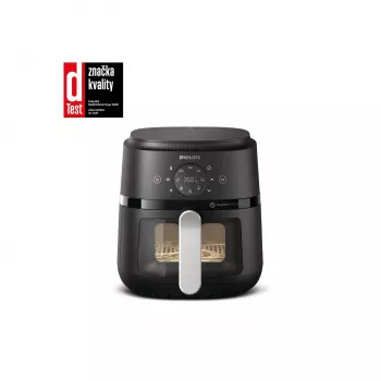 Philips 2000 sērija NA221/00 fritieris Viens 4.2 L Brīvi stāvošs 1500 W Karstā gaisa fritieris Melns, Sudrabs