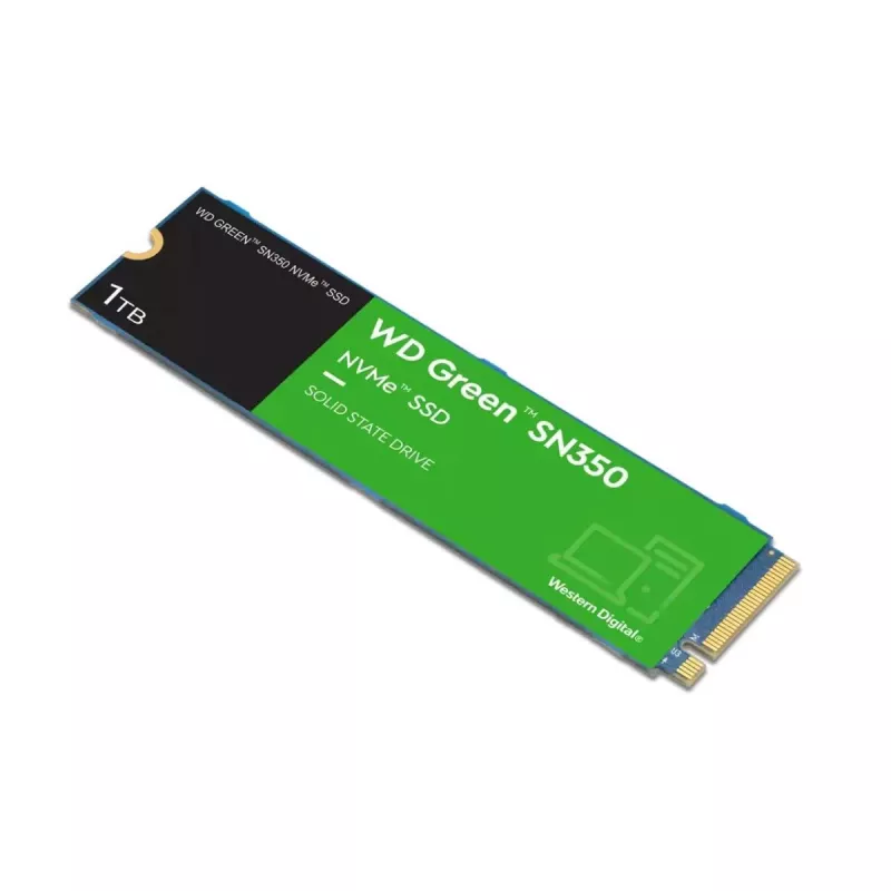 WESTERN DIGITAL SSD - WD zaļa SN350 - 1TB - Pci-e Gen3 x4 - M.2 2280 - QLC