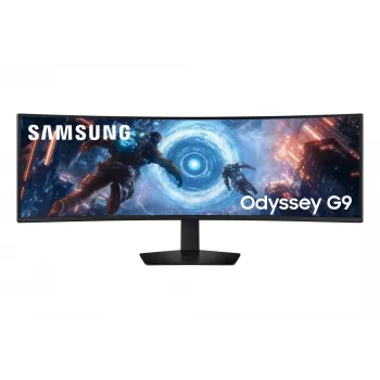 Samsung G91F datora monitors 124.5 cm (49 collu) 5120 x 1440 pikseļi Dual QHD LCD melns
