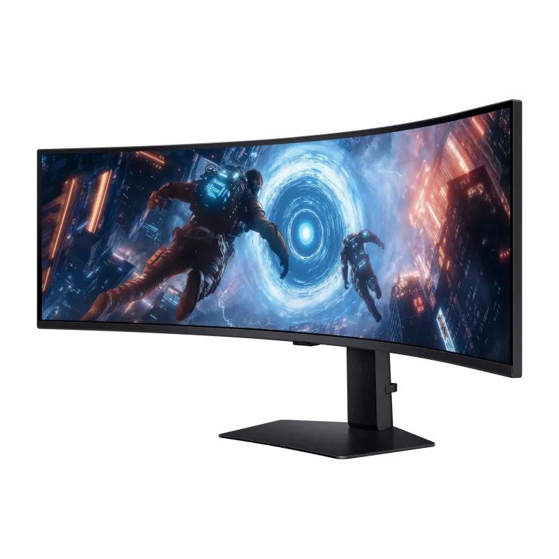 Samsung G91F datora monitors 124.5 cm (49 collu) 5120 x 1440 pikseļi Dual QHD LCD melns