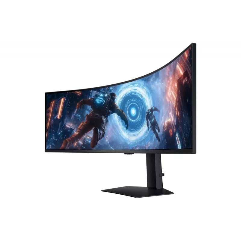 Samsung G91F datora monitors 124.5 cm (49 collu) 5120 x 1440 pikseļi Dual QHD LCD melns