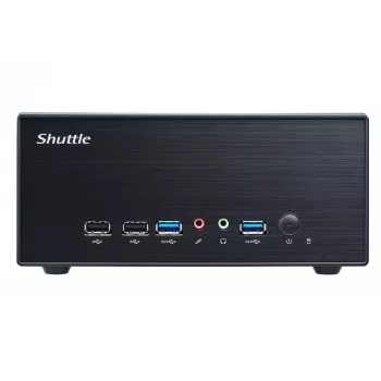Shuttle XPC slim Barebone XH610G2 - S1700, Intel H610, 1xDP, 2xHDMI, 2 PCIe sloti (1x 16X un 1x X1), 2x Intel LAN (1G + 2.5G), 8x USB, 1x 2.5 collu, 3x M.2, 24/7 pastāvīga darbība